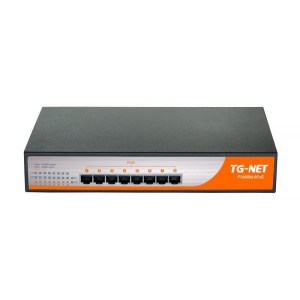Коммутатор TG-NET P3008М-8PoE-150W