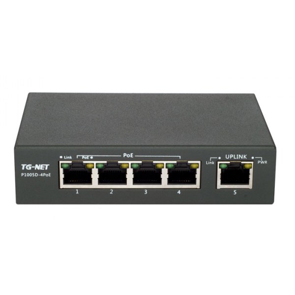 Коммутатор TG-NET P1005D-4PoE-60W